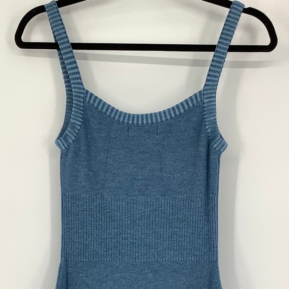 NEW! NAADAM Size Small Merino Silk Slip Lightweight Dress Blue $275 msrp J6-10 - Picture 7 of 12